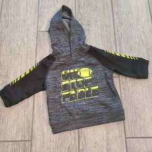 🏷 3/$15 or 5/$20 Koala Kids boys grey and black sweater with hoodie size 0-3m